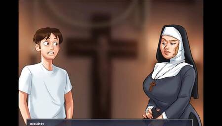 Summertime Saga Part 163 - Threesome MILF by Misskitty2k