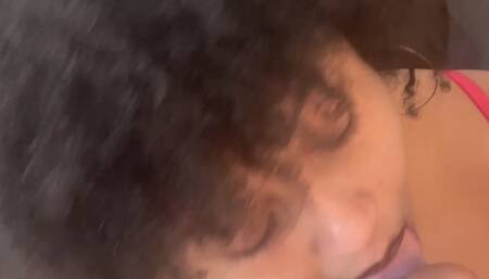 CamGirl CumSessions: Sloppy wet bJ & clean up