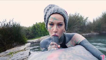 Hot spring anal outdoor fuck with Anuskatzz