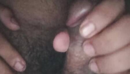 Close up dick jerking of , someone help me to cum