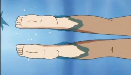 Horny japanese anime fuck orgy between teens