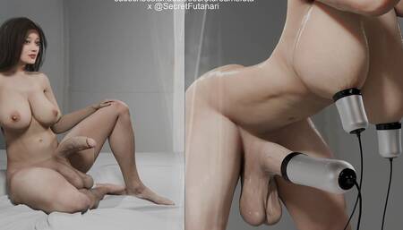 Secretdreamsfuta Fucking Machine Intense Sex Hot Tasty Slut Thirsty for Pleasure Cum Inside Ass Fucked Hard