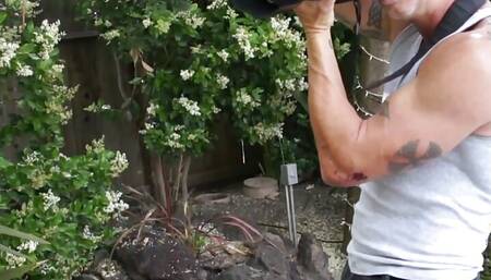 Petite Blonde Bimbo Rimming Older Men