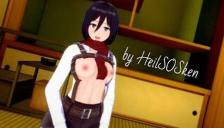 Attack on Titan: HOT ROUGH SEX WITH MIKASA ACKERMAN (3D Hentai)