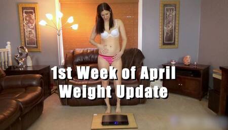 1st Week of April 2016 Weight Update - REMASTERED - Kylie Jacobsx - MP4 1080p HD