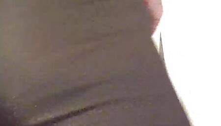 Black sheer leggings