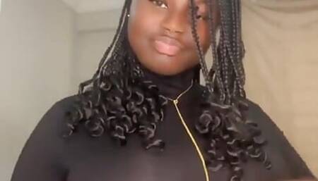 Fat Ass Ebony Spanking the Ass