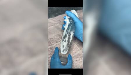 Japanese nurse gives you a nice handjob and footjob until you cum