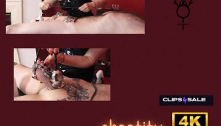 Urethra sounding close up