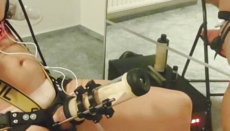 Machine milked Pig Slut Whore Titten-Sau Cum milk Post Orgasm