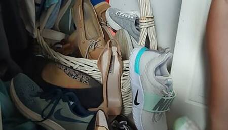 Stepsister's vans and nikes get fucked.