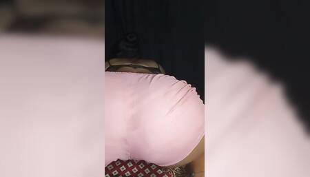 Indian village aunty show Big ass and spread hairy pussy