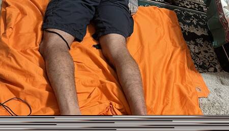 Malefootflava show CJ relaxing to a Foot Worship Experience - Take those socks off his feet and begin