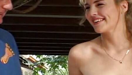 Blonde wife IR double penetrated while her hubby watch