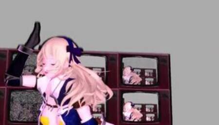 【MMD】Donut hall with Atago-san (Equipped with Athul)【R-18】