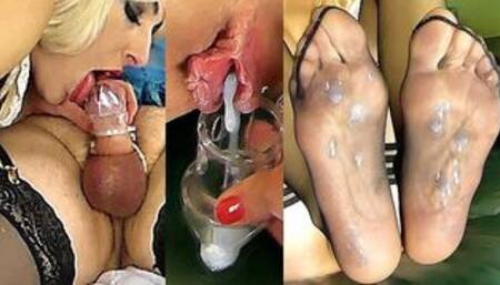 I TEASE AND PUT BLOWJOB FOR SISSY CUCKOLD HUBBY THROUGH THE CHASTITY BELT IN WHICH HE SPENT 2 WEEKS!