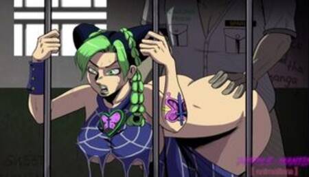 Jolyne Cujoh Gets Her Thicc Ass Interrogated (Jojo's Bizarre Adventure Commission)