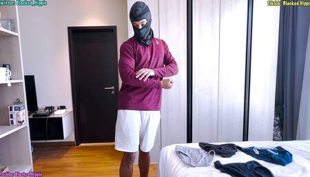 Sexy Masked Twink Underwear Try on Haul
