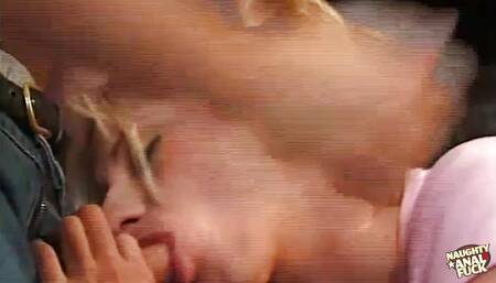 Sweet Pussy Juices Drip as These Guys Plug Their Girls Hungry Asshole