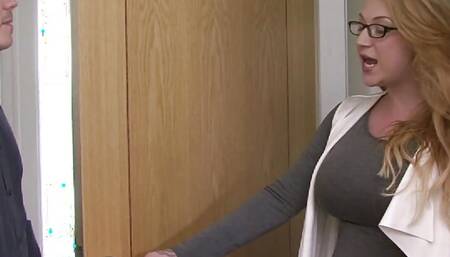 Harmony Reigns, chubby big-boobed tattooed MILF & Kris