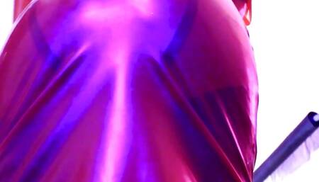 Femdom Mistress Eva Latex Femdom BDSM Solo Strap Heels Goddess Red Dress