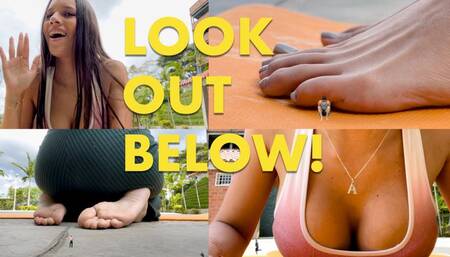 Look Out Below! 4k Giantess Andrea