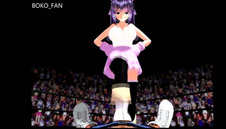 Ultimate Fighting Girl Type B Ball Busting