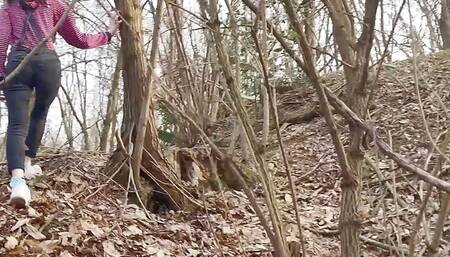 Girl looking for a place in the woods to give me a good blowjob!