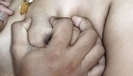 Mallu couple boobs play, My hot wife big boobs press with boobs show, Mallu wife big boobs show, Mallu slut wife hot nipple