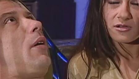 Artist Whips Out His Huge Rod for His Brunette Manager to Deepthroat and Ride on