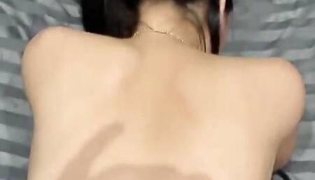 Korean Teen Girlfriend Riding My Dick and Enjoying Making Me Horny