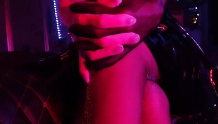 Femdom Mistress Eva Latex Dominatrix Sexy Fetish Big Ass MILF Solo Strap Kink Vinyl Pvc