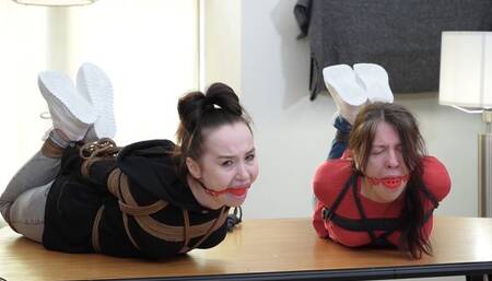 EXTREME HOGTIE SUFFERING: KIRA AND ARWEN COMPETITION (FHD)