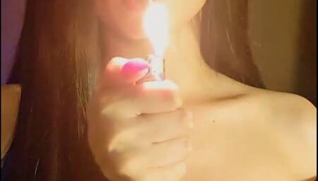Long, Dark, and ready to seduce you with the flick of my lighter, and the embers of my long wh?te Cigarette ;) Muaa xx