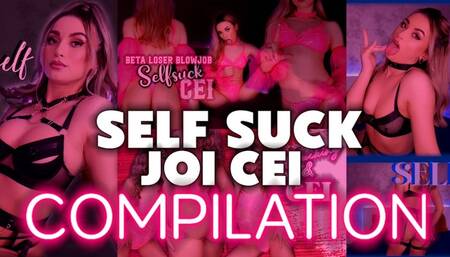 Self Suck JOI CEI COMPILATION