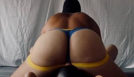 CORN FED BUTT BULLY DOMINATION - VIDEO 1 - SIDE VIEW