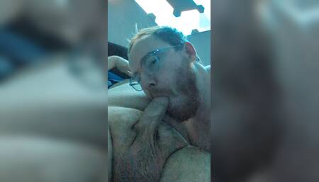 Wallace helps out Gabe with a morning Blowjob