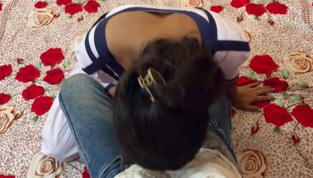 Closeup Indian Girl Took Creampie From Teachers Big Black Dick After Math Class