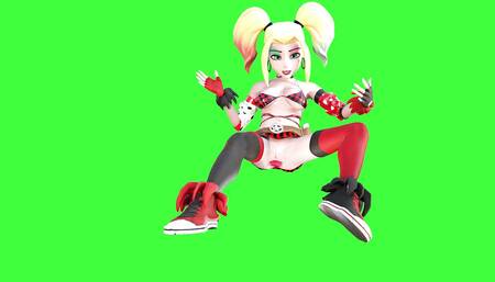 Harley Gwen anal prolapse ass gape Bikini big tit breast growth Tennyson Quinn braces ahegao