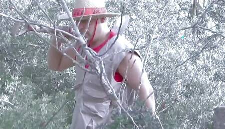 French Horny Slut and Max Cortes Fucking Really Hard Outdoors