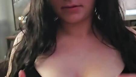 Beautiful Girl Uses Her Massive Natural Tits to Make Me Erupt Between Them
