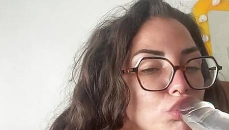 Alone and very horny brunette masturbating in a COMPILATION of very hot videos