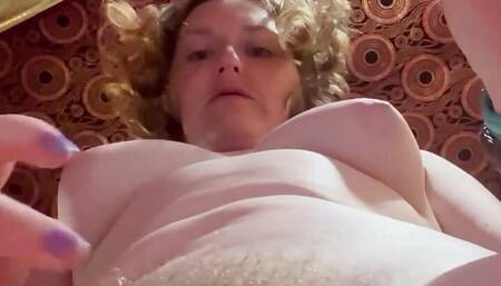 Playing with My Clit Bar Until the Piss Pours Out All Over My Phone