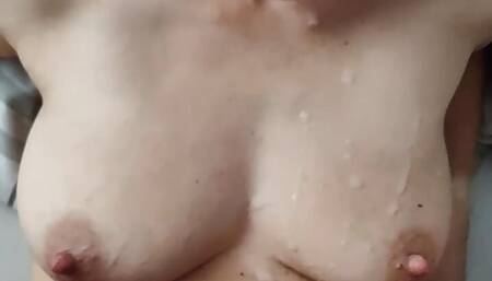 S01E04 - In the bedroom - Red MILF take cum to tits, creampie and blowjob