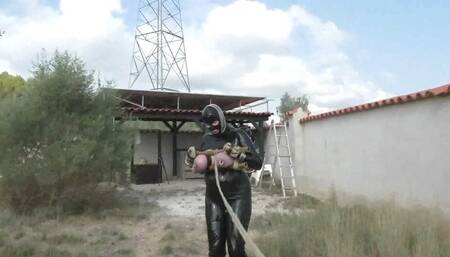 Titslave Eva - Cruel Predicament Breast Bondage Walk with more Training - Hard Level - Part 2 wmv HD