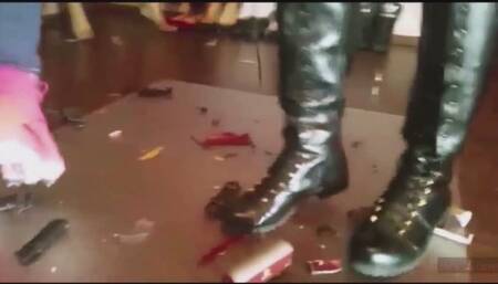 Crushing Toys Train + Cars