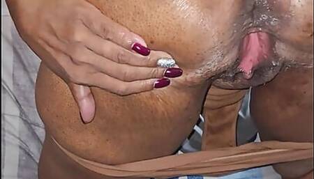 Licked Wife Booty & Coochie Before Giving Her A Creampie