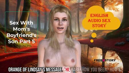 Sex with Mom's Boyfriend's Son Part 5 - English Audio Sex Story with Subtitle
