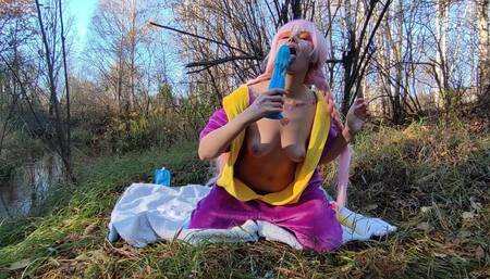 MILF Works Hard with Mouth, Licking Sweet Dragon Dick