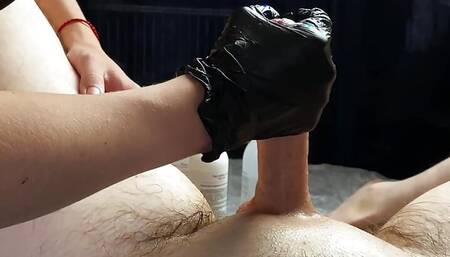 I jerked off to a client after depilation